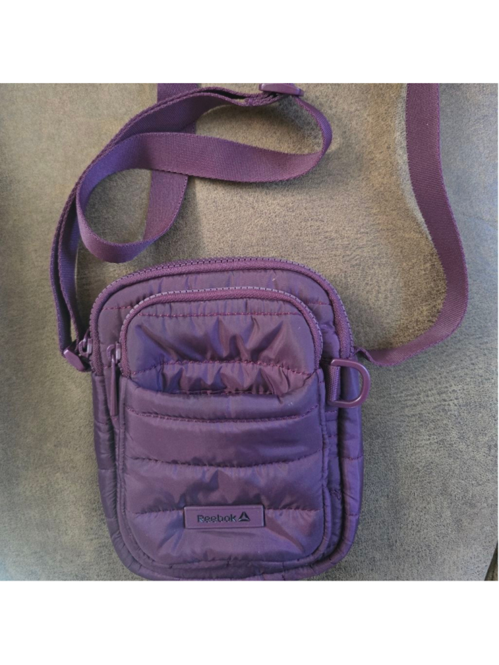 Women's Reebok Purple Quilted Crossbody Bag One Size